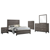 Watson 5-piece Full Bedroom Set Grey Oak